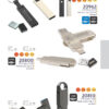 USB giriş ucu açık halde promosyon flash bellek 12 GB, taşınabilir ve şık tasarım.